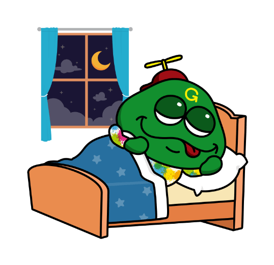 すやすやグリモンちゃん