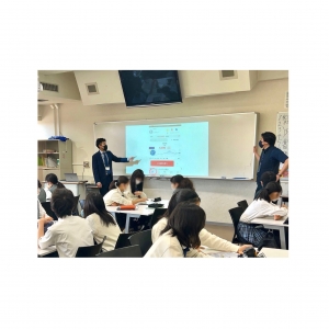 三田国際学園さまの授業で「まねらん」をご使用いただきました